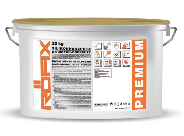 RÖFIX SHP PREMIUM 1,5mm V bijela silikonska završna žbuka, 25kg/kanta 24kante/pal, Z138510