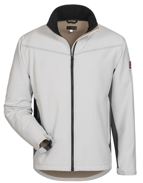 Softshell jakna LAURIN CRAFTLAND®, bijelo/siva, vel. L, Z19972L