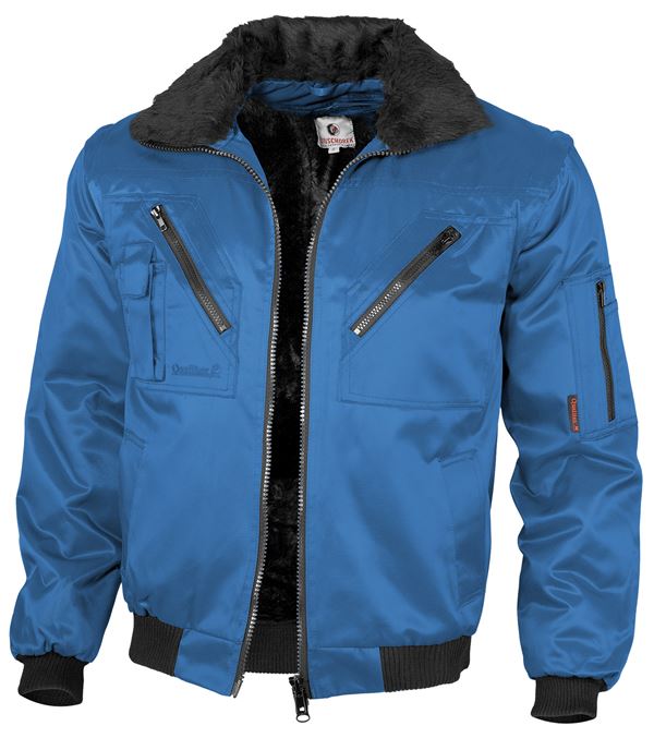 Pilotska jakna QUALITEX royal, 265 g/m², vel. S, Z23610S
