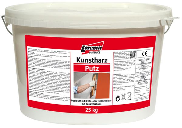KHP žbuka na bazi umjetnih smola Rille 3,0mm, bijela, potro. 3,6kg/m², 25kg/kanta, 32kanta/pal, Z2510725LOW