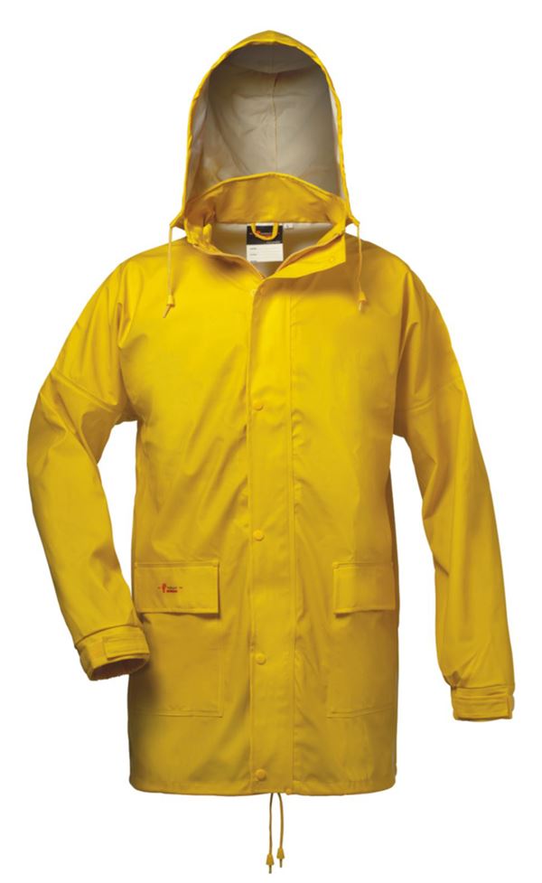 PU-kišna kabanica LANDSKRONA, žuta, 190 g/m², vel. XXL, 20kom/karton, Z26404XXL