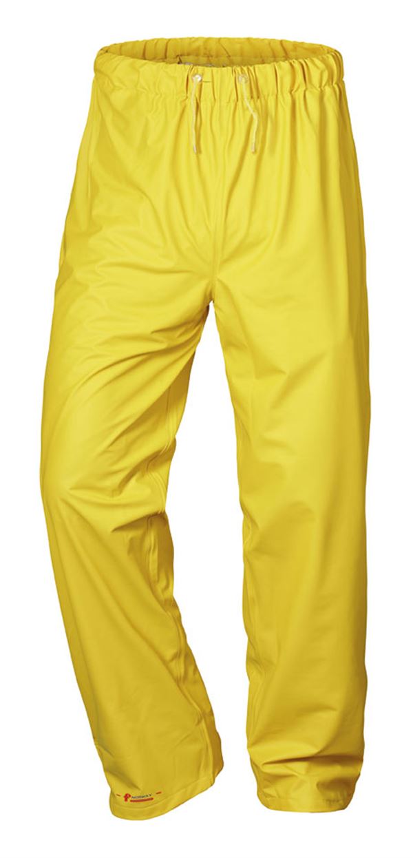 PU-hlače za kišu KARLSKRONA, žute, 190 g/m², vel. XL, Z26424XL