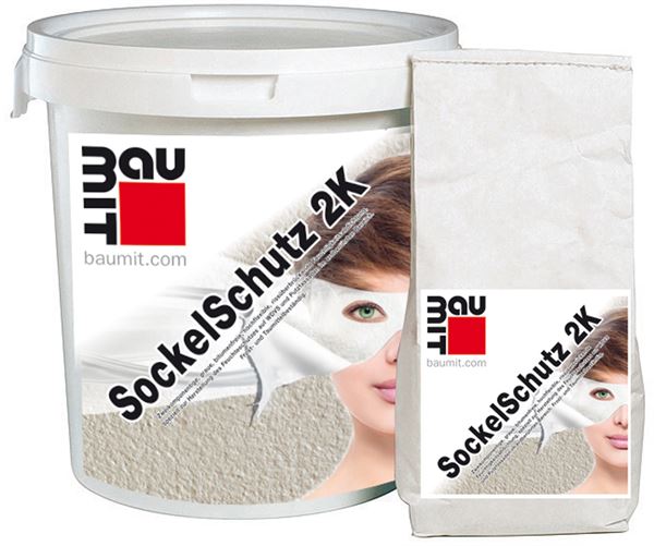Sockelschutz BAUMIT 2K Komp.A+B grau 25kg/Kübel 12Kübel/Pal, Z30945