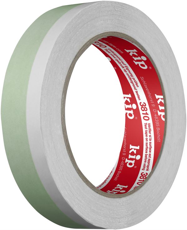Dvostrano lepljiva traka KIP 3810 STANDARD Duo 25mm x 25m VPE48 48Kart/Pal, Z31025K