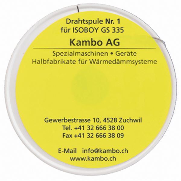 Ersatzschneidedraht für ISOBOY Typ GD / GS 335, 0,60mm, 20m/Rolle, Z3200024
