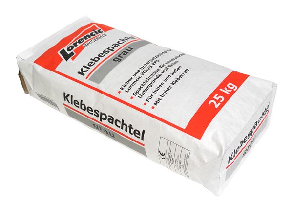 Klebespachtel grau 25kg/Sack 54Sack/Pal, Z339325LO