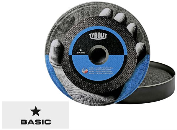 Rezna ploča čelik "super tanka" 41 125x1,0x22,23mm ravna A60Q-BFB TYROLIT 10kom/pak, Z34427331