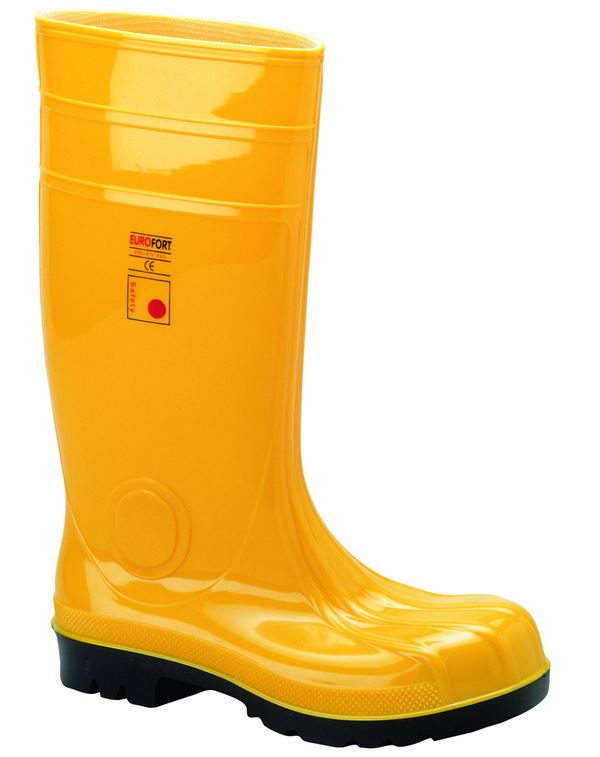 Radne čizme PVC EUROFORT S 5 žute EN ISO 20345 S5 SRC vel. 42, Z3536142