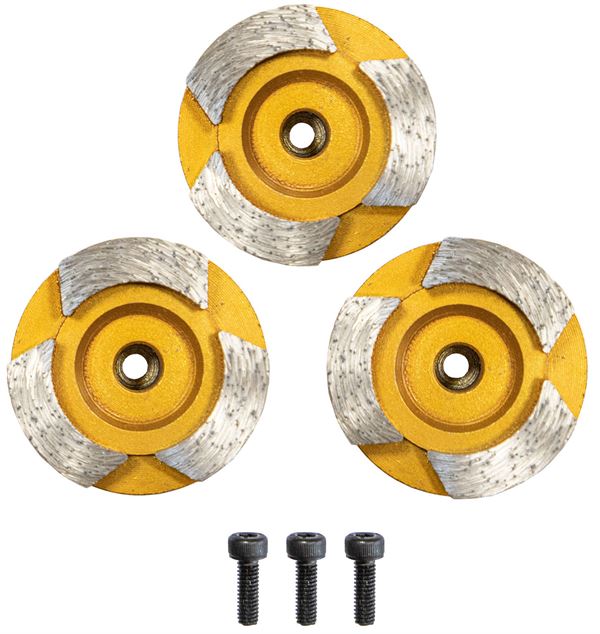 Diamant-Schleifteller Beton gold d=44mm für Eckenschleifer EES 1400-3, 3Stk/Pack, Z37134000