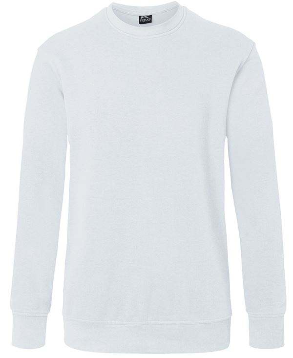 Sweatshirt KÜBLER SHIRTS weiß 320 g/m², UV-Schutz UPF 50+, Gr. XL, Z523410XL