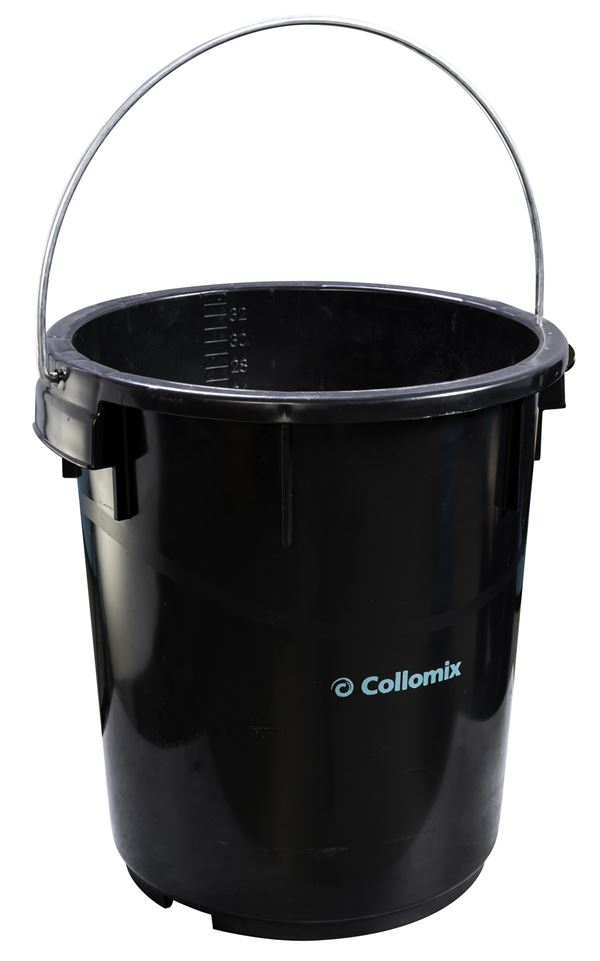 Mischeimer MIXTUB 34 Liter mit Metalltragebügel, schwarz, aus hochwertigem PE, Z60600
