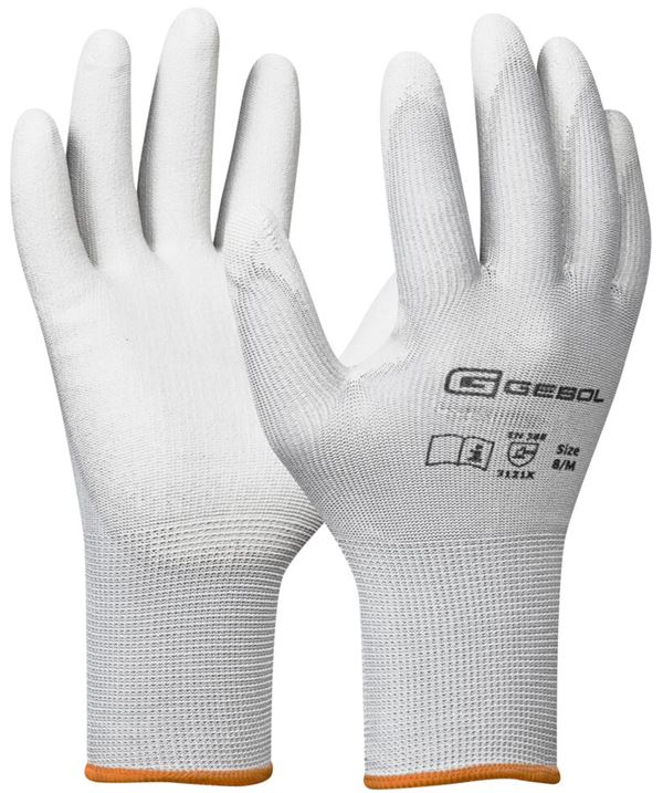 Radne rukavice za montažu NANO FLEX, bijele, EN388, vel. 8, 12pari/pak, 120pari/karton, Z709242