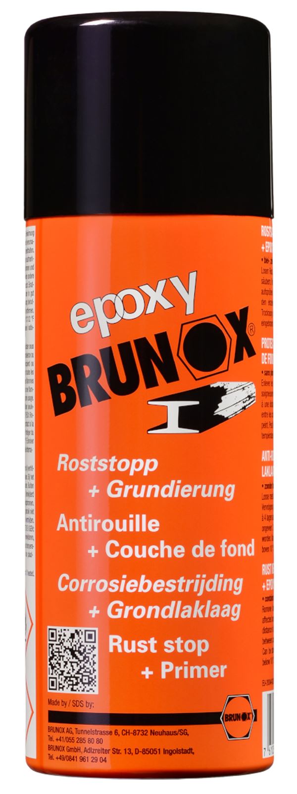 =§= Sredstvo za uklanjanje hrđe i temeljni premaz BRUNOX® Epoxy® Aerosol 400ml, 12boca/kart, 84kart/pal, ZBR040EP
