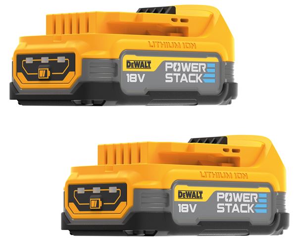 =80= Set baterija DEWALT® DCBP034E2 2x18V 1,7Ah POWERSTACK baterije, ZDCBP034E2-XJ