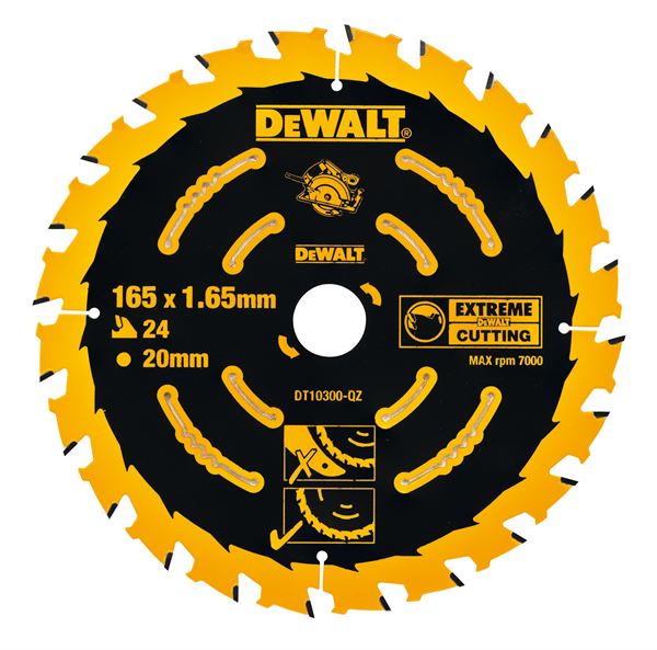 Testera EXTREME DEWALT® 190x30mm Z24 WZ za kružne testere DWE575K, ZDT10304-QZ