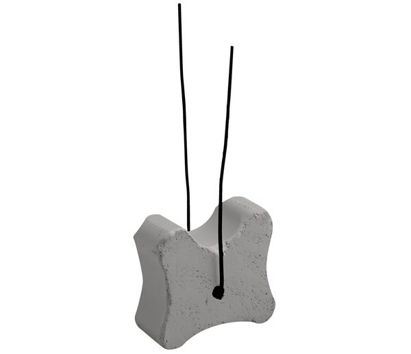Betonski distancer sa žicom 20/25/30mm Schnittbreite 22mm 500Stk/Sack 50Sack/Pal, ZFBEKD20