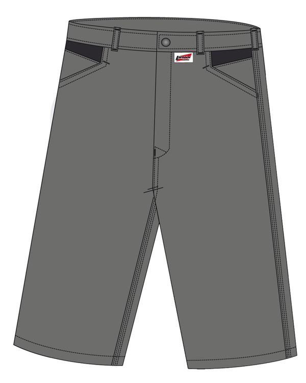 Kratke pantalone LO-ACTIVE antracit/crne 245 g/m² vel. 52 5kom/pak, ZLO-ACTAS-AS52