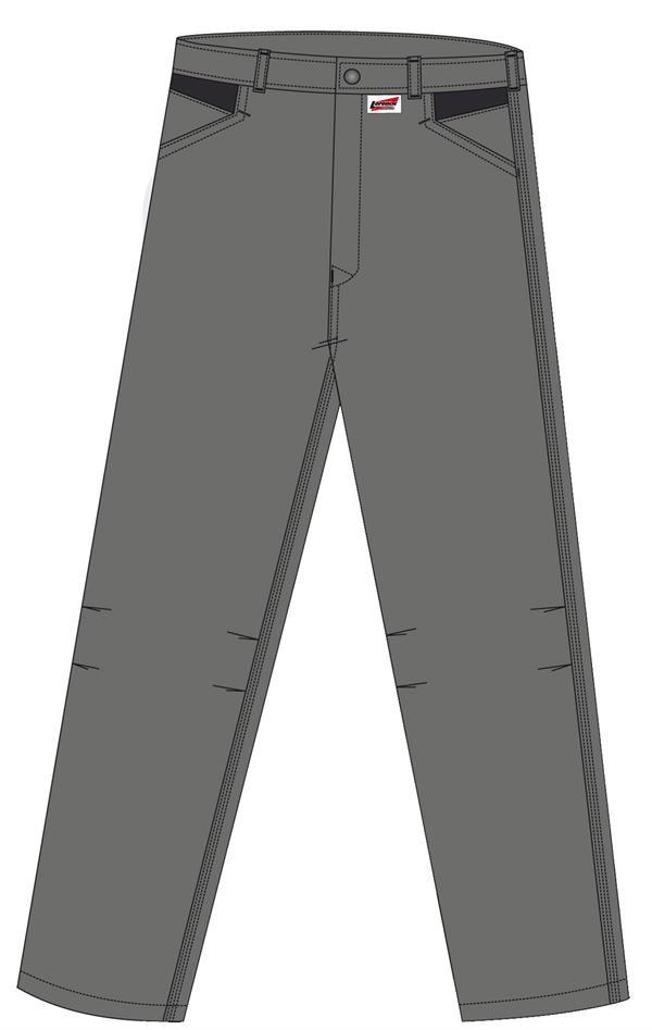 Radne pantalone LO-ACTIVE sivo/crne 245 g/m² vel. 54 5kom/pak, ZLO-ACTAS-BH54