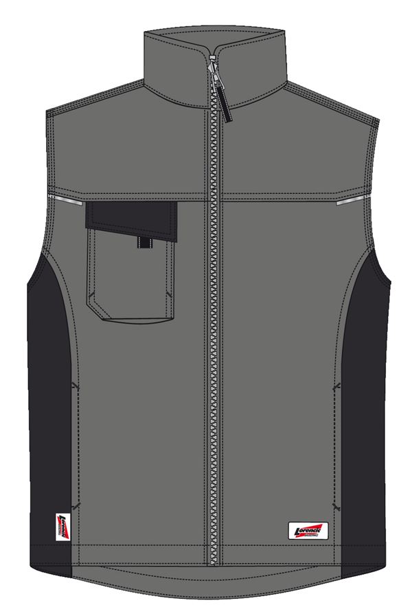 Zimski prsluk LO-ACTIVE antracit/crno 245 g/m² vel. 46 5kom/pak, ZLO-ACTAS-WW46